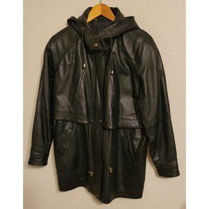 New York Direct Action Men's Leather Jacket Size Medium